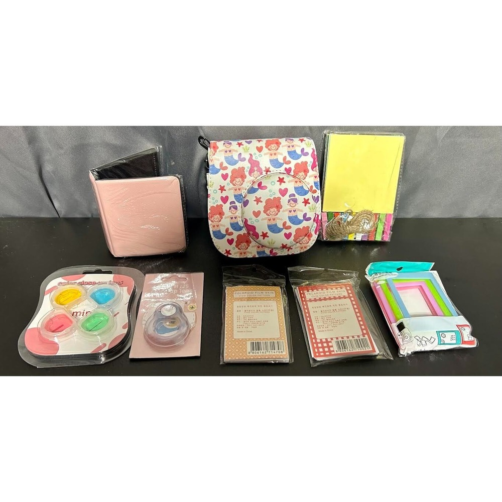 Frankmate Compatible Mini Camera Case Bundle w/Album & Other Accessories *NEW*